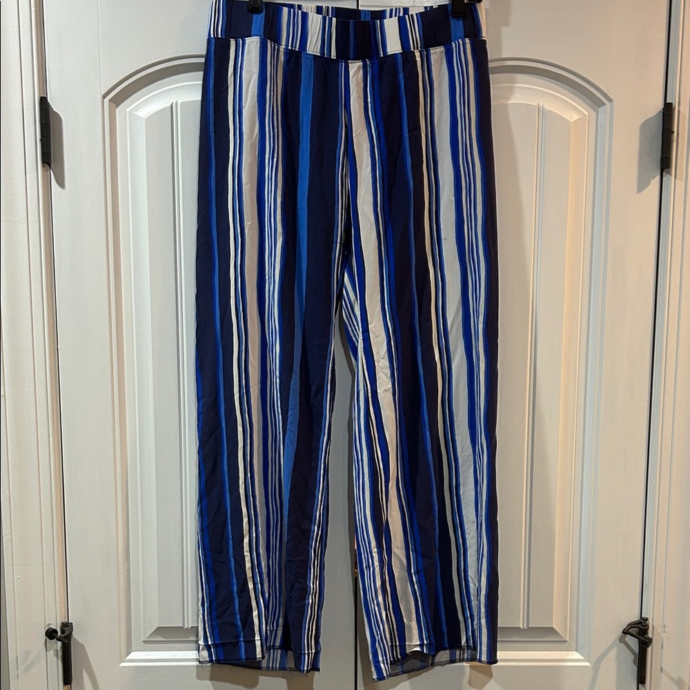 Lilly Pulitzer Blue Striped Pajama Top